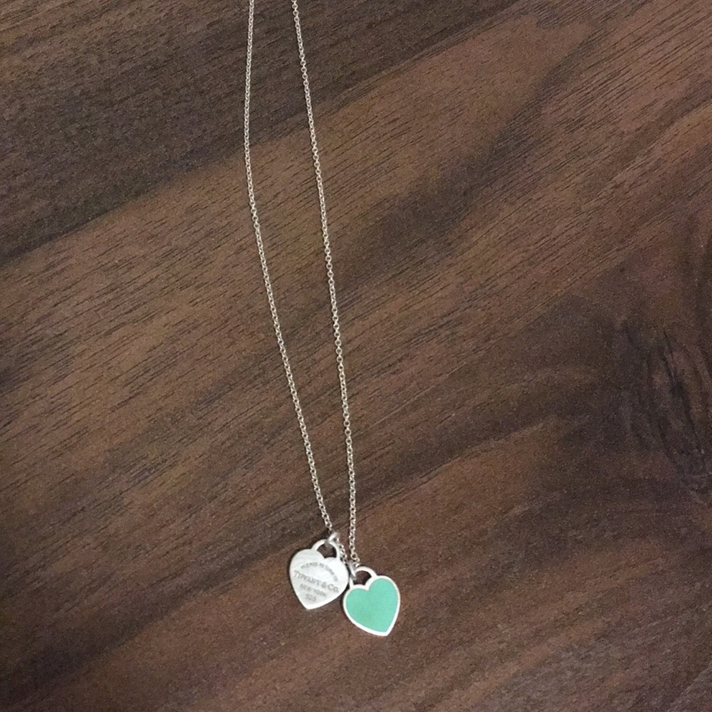 Tiffany & co Mini Double Heart Pendant